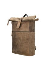 Old West Leren rugzakken Leren shoppers -  Rolltop rugzak Hide & stitches Idaho 15,6 inch (38 cm)