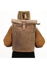 Old West Leren rugzakken Leren shoppers -  Rolltop rugzak Hide & stitches Idaho 15,6 inch (38 cm)