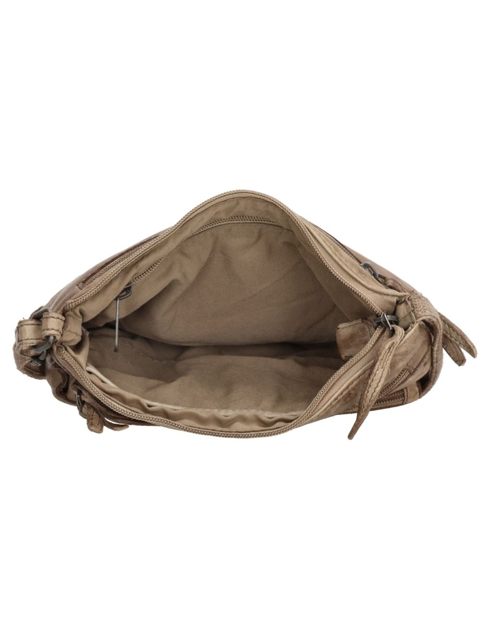 Hide & Stitches Leren schodertassen Leren crossbody tassen - Hide & Stitches Paint Rock Schoudertas Zand
