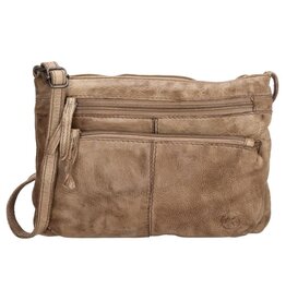 Hide & Stitches Hide & Stitches Paint Rock Shoulder Bag  Sand