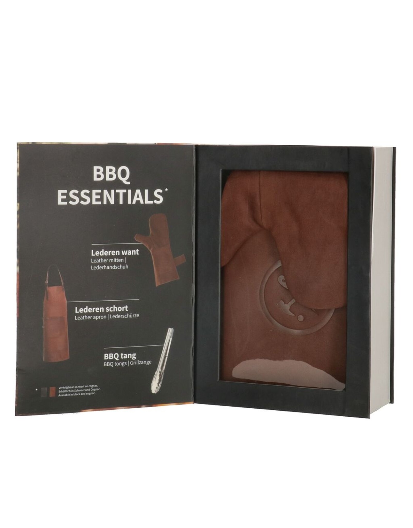 Hide & Stitches Leren riemen en buckles - Leren Barbecue/Grill Schort, Leren Want en Tang Set  (bruin)