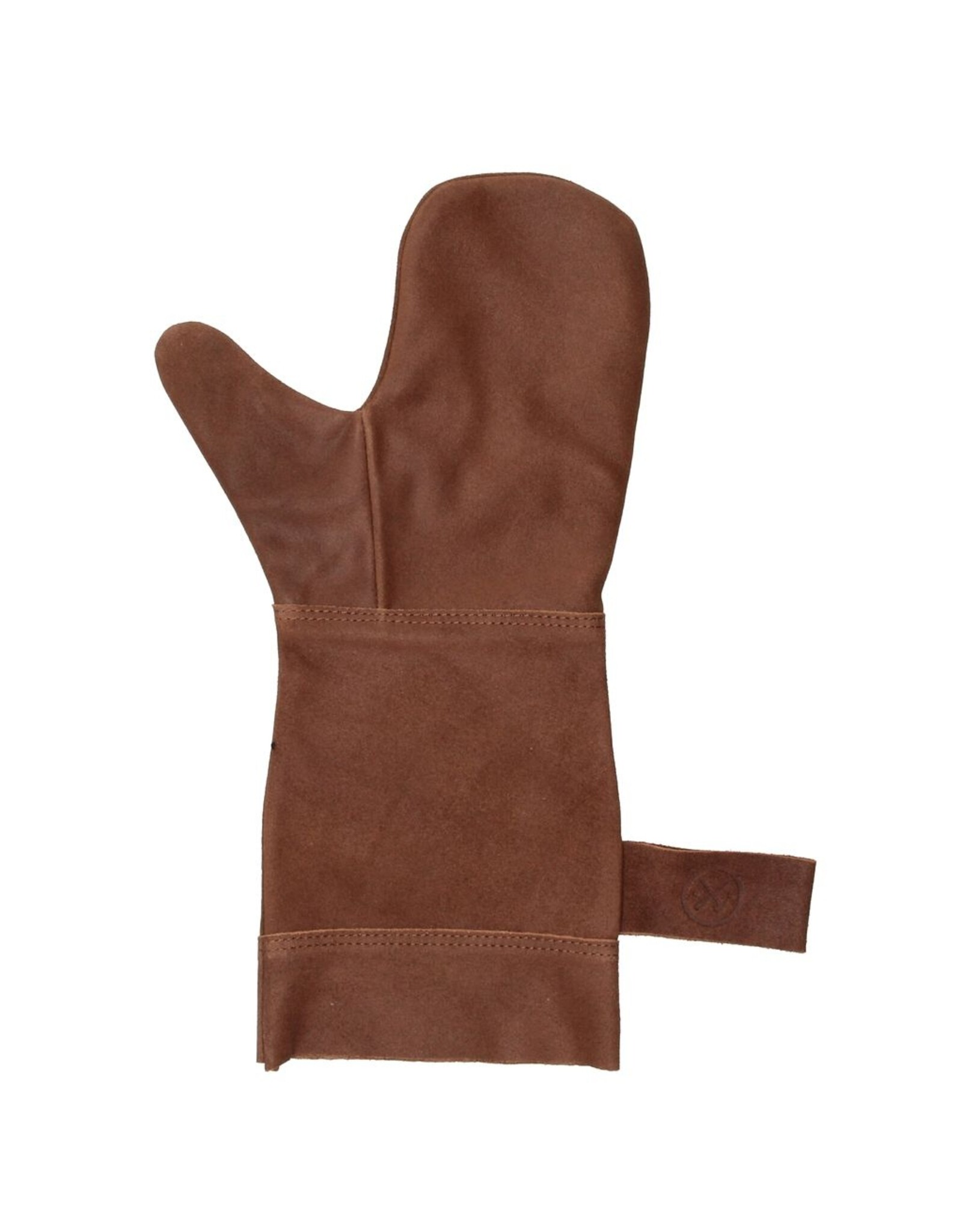 Hide & Stitches Leather belts and buckles - Leather Barbecue/Grill Apron, Leather Mitt and Tongs Set (brown)