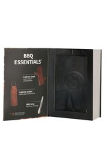 Hide & Stitches Leather belts and buckles - Leather Barbecue/Grill Apron, Leather Mitt and Tongs Set (black)