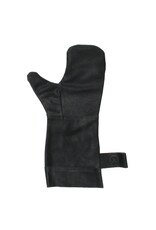 Hide & Stitches Leather belts and buckles - Leather Barbecue/Grill Apron, Leather Mitt and Tongs Set (black)