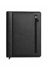 HillBurry Miscellaneous - Hillburry  Schrijfmap A4 dossiermap lederen document organizer Zwart