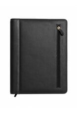 HillBurry Miscellaneous - Hillburry Writing case A4 file folder leather document organizer Black
