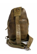 Hunters Leather bags - Hunters leather crossbody bag Sling bag khaki