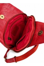 Hunters Leather bags - Hunters leather crossbody bag Sling bag red