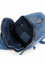 Hunters Leather bags - Hunters leather crossbody bag Sling bag blue