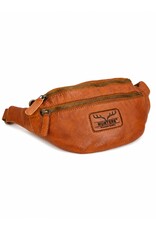 Hunters Leather bags - Hunters Leather Fanny pack washed leather cognac