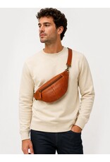 Hunters Leather bags - Hunters Leather Fanny pack washed leather cognac
