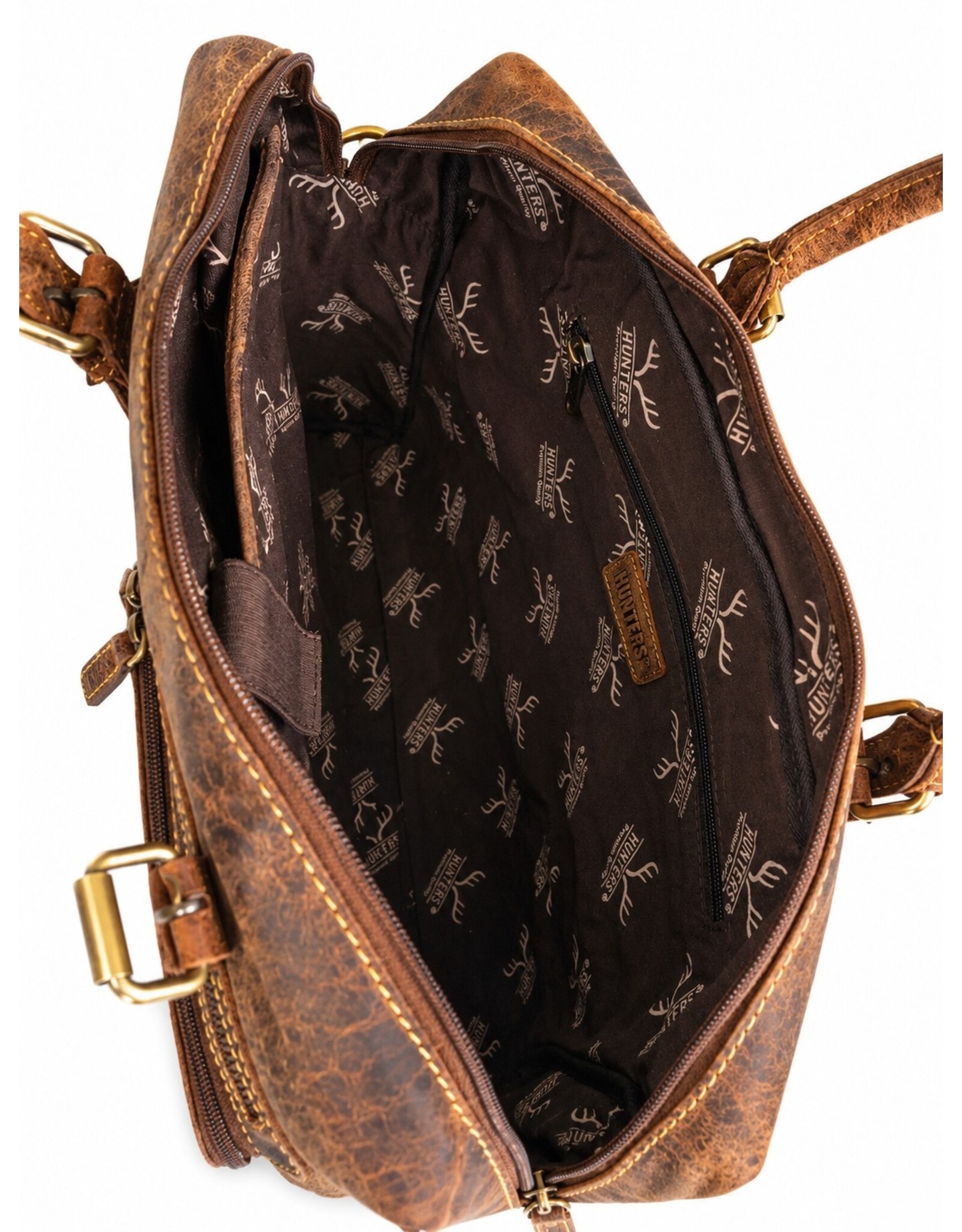 Hunters Leather Workbags and Leather Laptop Bags - Hunters Work Bag / 16-inch Laptop Bag - Buffalo Leather