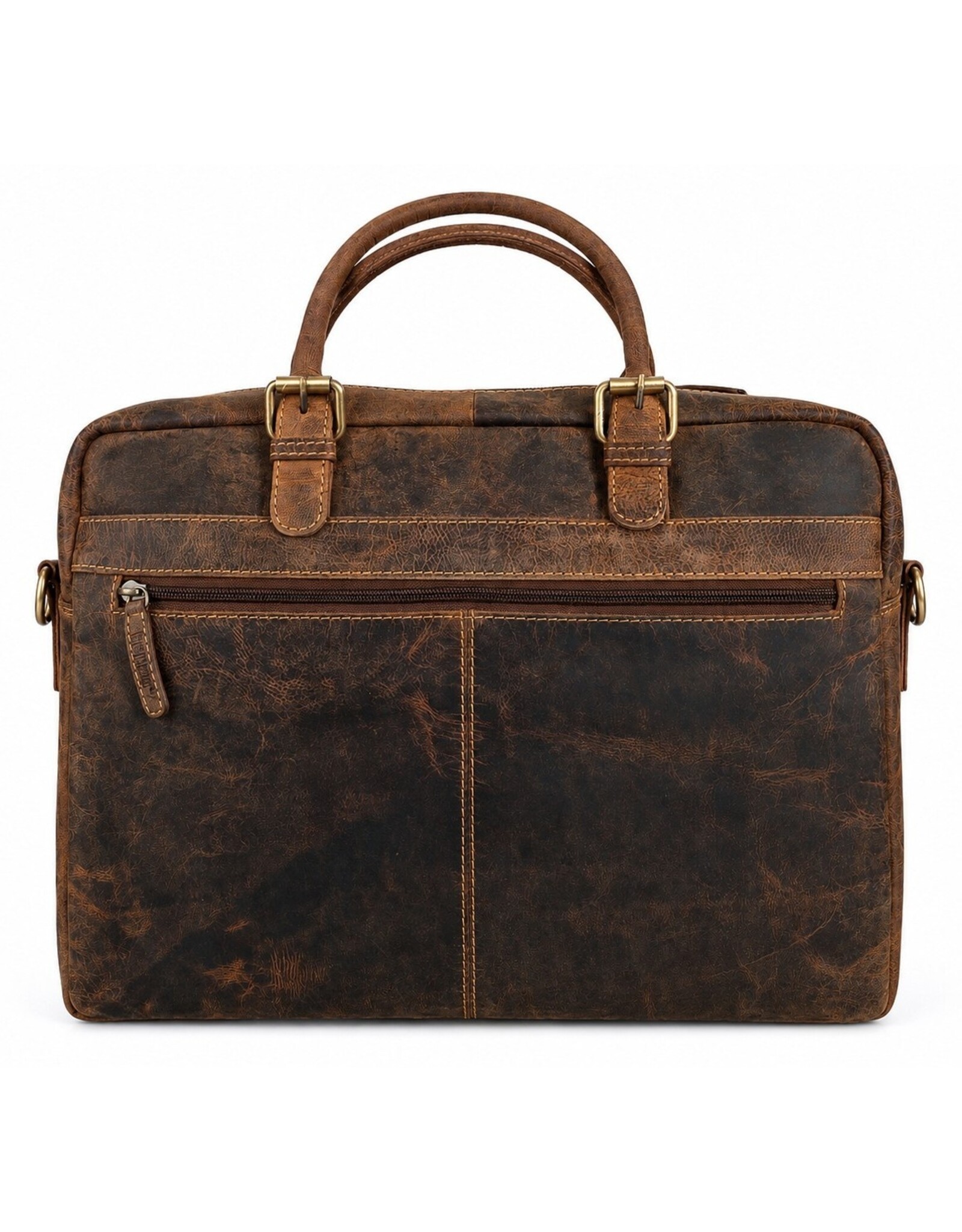 Hunters Leren werktassen en Leren laptoptassen - Hunters werktas / Laptoptas 16 inch - Buffelleer