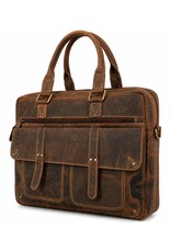 Hunters Leather Workbags and Leather Laptop Bags - Hunters Work Bag / 17-inch Laptop Bag - Buffalo Leather