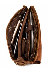 Hunters Leather Workbags and Leather Laptop Bags - Hunters Work Bag / 18-inch Laptop Bag - Buffalo Leather