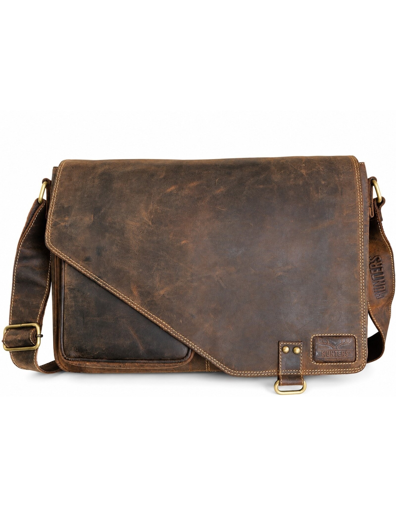 Hunters Leather Workbags and Leather Laptop Bags - Hunters Work Bag / 18-inch Laptop Bag - Buffalo Leather