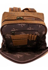 Hunters Leather backpacks Leather shoppers - Hunters Backpack Buffalo Leathe brown