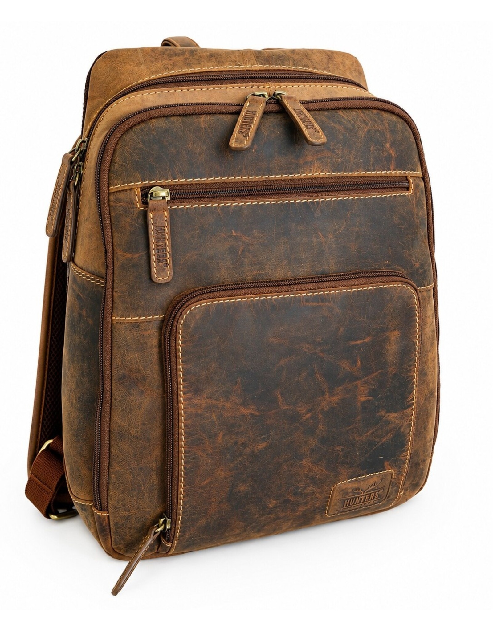 Hunters Leather backpacks Leather shoppers - Hunters Backpack Buffalo Leathe brown