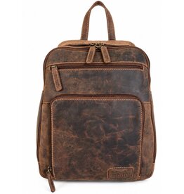 Hunters Hunters Rugzak Buffelleer bruin