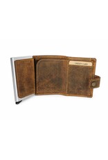 Hunters Leather Wallets - Hunters Safety Wallet for 8 cards