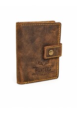 Hunters Leren Portemonnees - Hunters Safety Wallet  voor 8 pasjes
