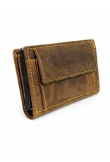 Hunters Leather Wallets - Hunters Safety Wallet for 8 cards