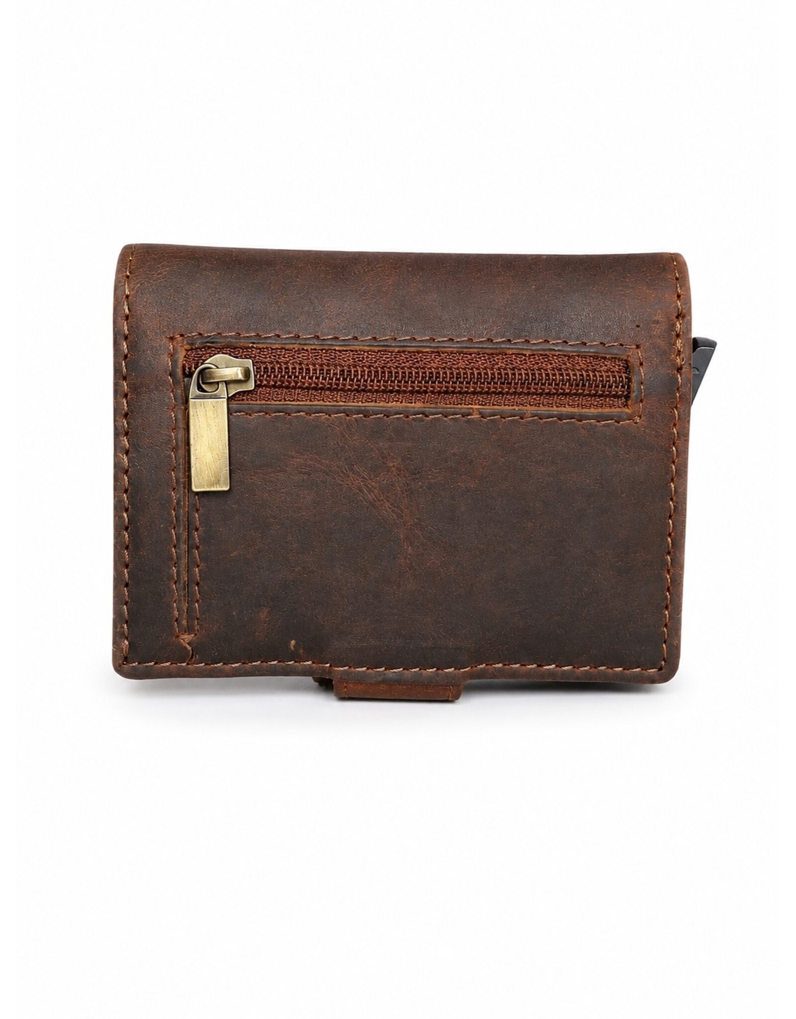 Hunters Leather Wallets - Hunters Safety Wallet for 8 cards in a gift box