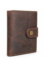 Hunters Leather Wallets - Hunters Safety Wallet for 8 cards in a gift box