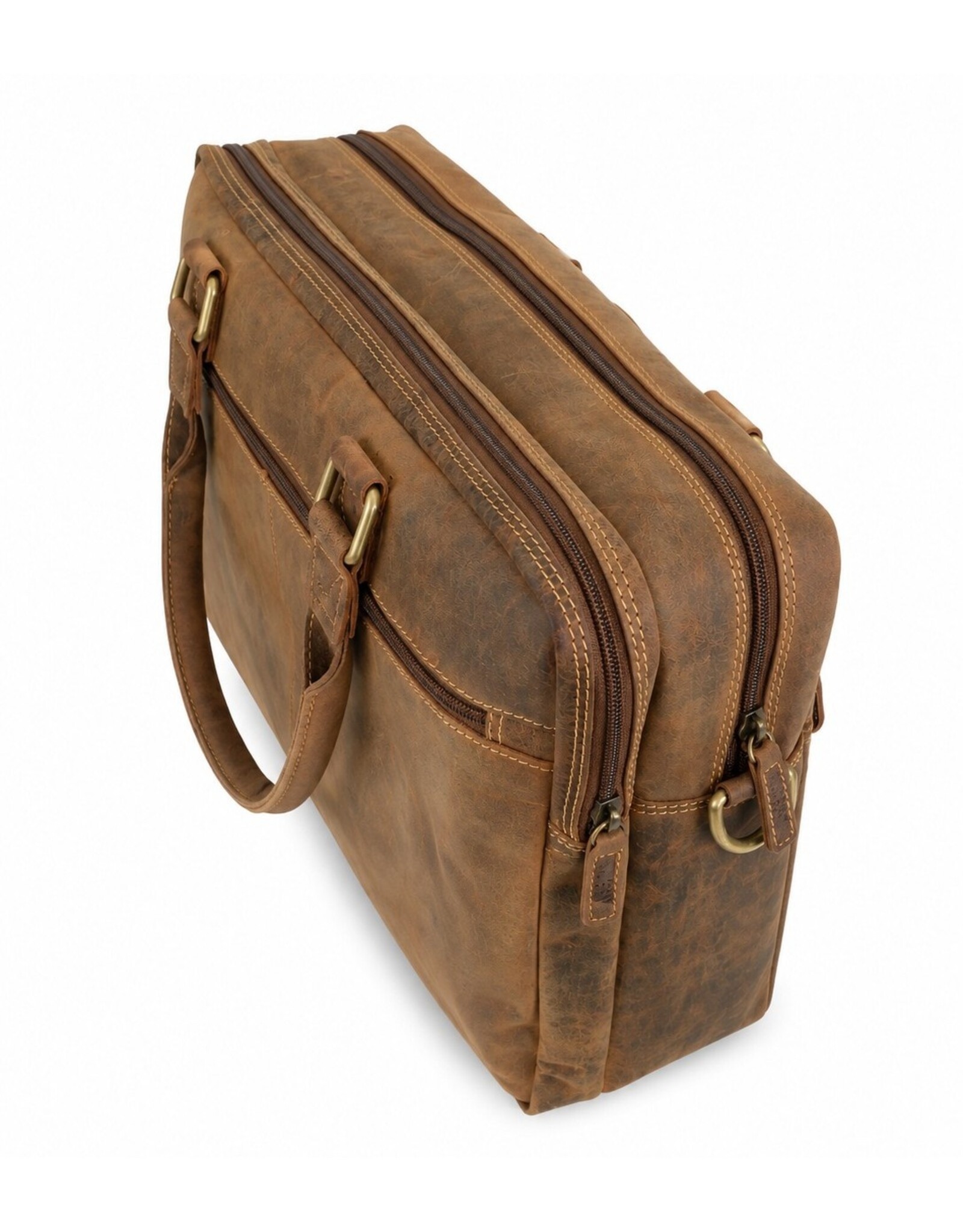 Hunters Leather Workbags and Leather Laptop Bags - Hunters Work Bag / 17-inch Laptop Bag - Buffalo Leather