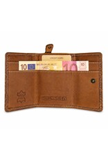 HillBurry Leather Wallets - Hillburry Leather mini wallet with embossed flowers