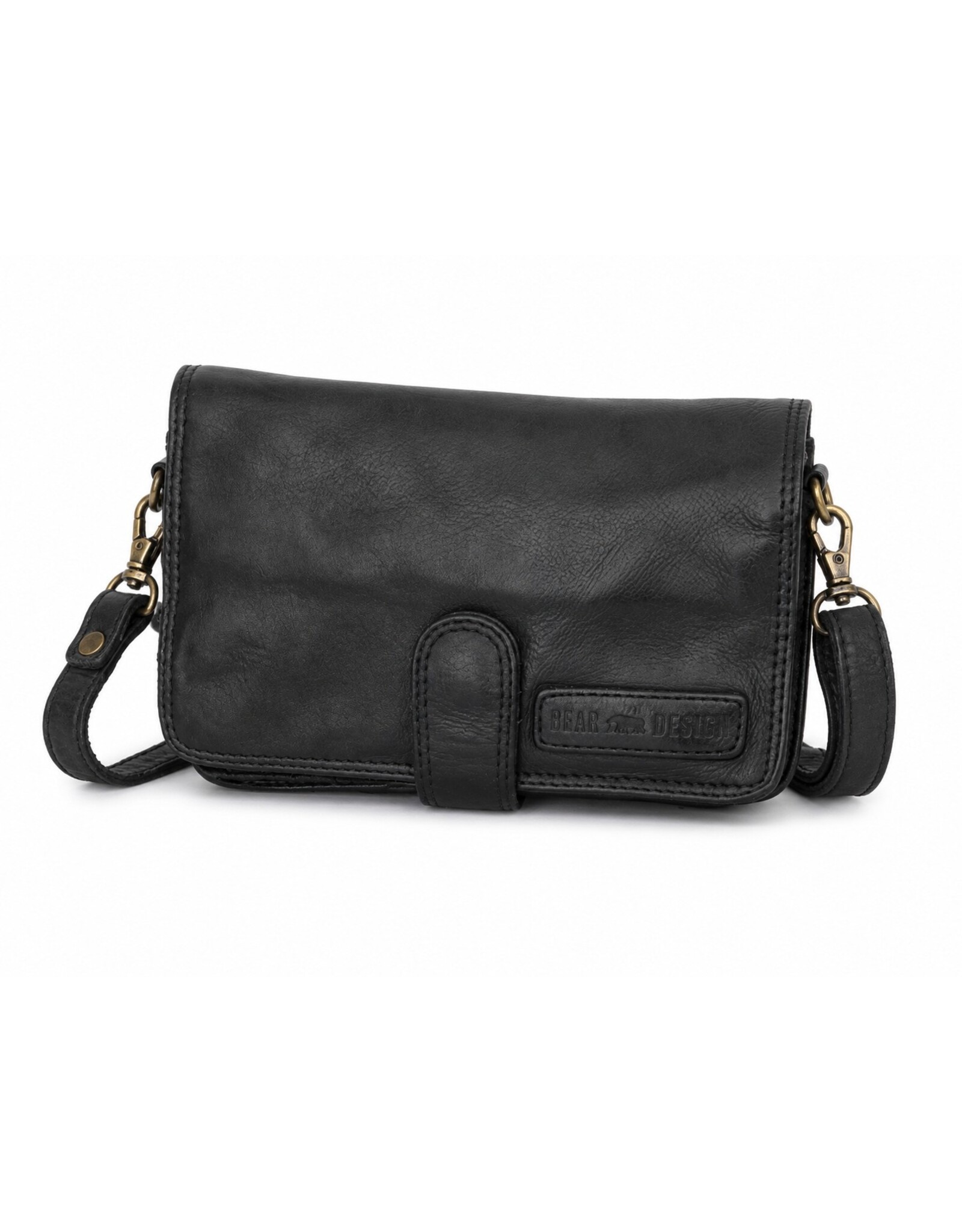 HillBurry Leather Festival bags, waist bags and belt bags - HillBurry Shoulder Bag-Wallet-Phone holder washed leather