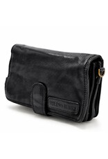 HillBurry Leather Festival bags, waist bags and belt bags - HillBurry Shoulder Bag-Wallet-Phone holder washed leather