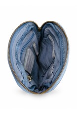 HillBurry Leather shoulderbags Leather crossbody bags - Hillburry Crossbody Washed Leather Kangaroo Blue