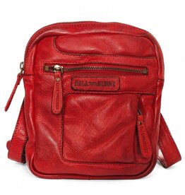 HillBurry Hillburry Crossbody Washed Leather Red