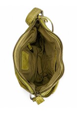 HillBurry Leather bags - HillBurry Shoulder bag Washed Leather  Lime green