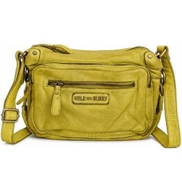 HillBurry HillBurry Shoulder bag Washed Leather  Lime green
