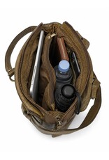HillBurry Leren rugzakken Leren shoppers - HillBurry rugtas-schoudertas gewassen leer (groen)