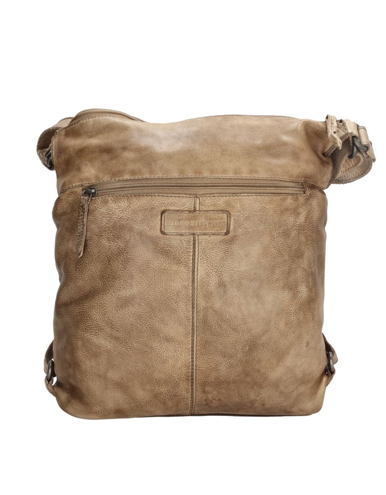 Hide & Stitches Leather backpacks Leather shoppers - Hide & Stitches Paint Rock Backpack - Shoulder bag sand