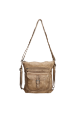 Hide & Stitches Leren rugzakken Leren shoppers - Hide & Stitches Paint Rock Rugzak - Hide & Stitches Paint Rock Rugzak - Schoudertas zand