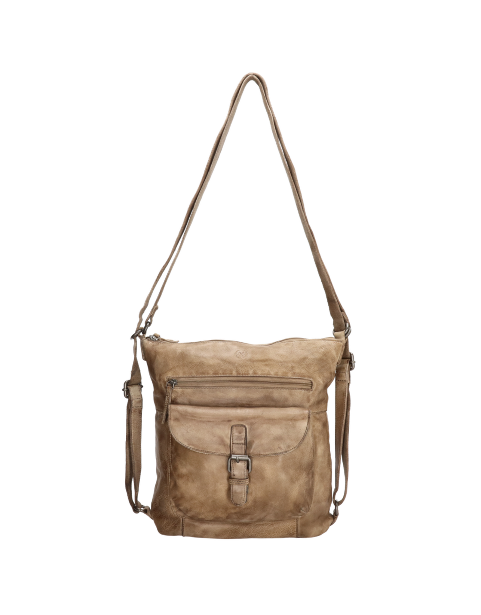 Hide & Stitches Leather backpacks Leather shoppers - Hide & Stitches Paint Rock Backpack - Shoulder bag sand