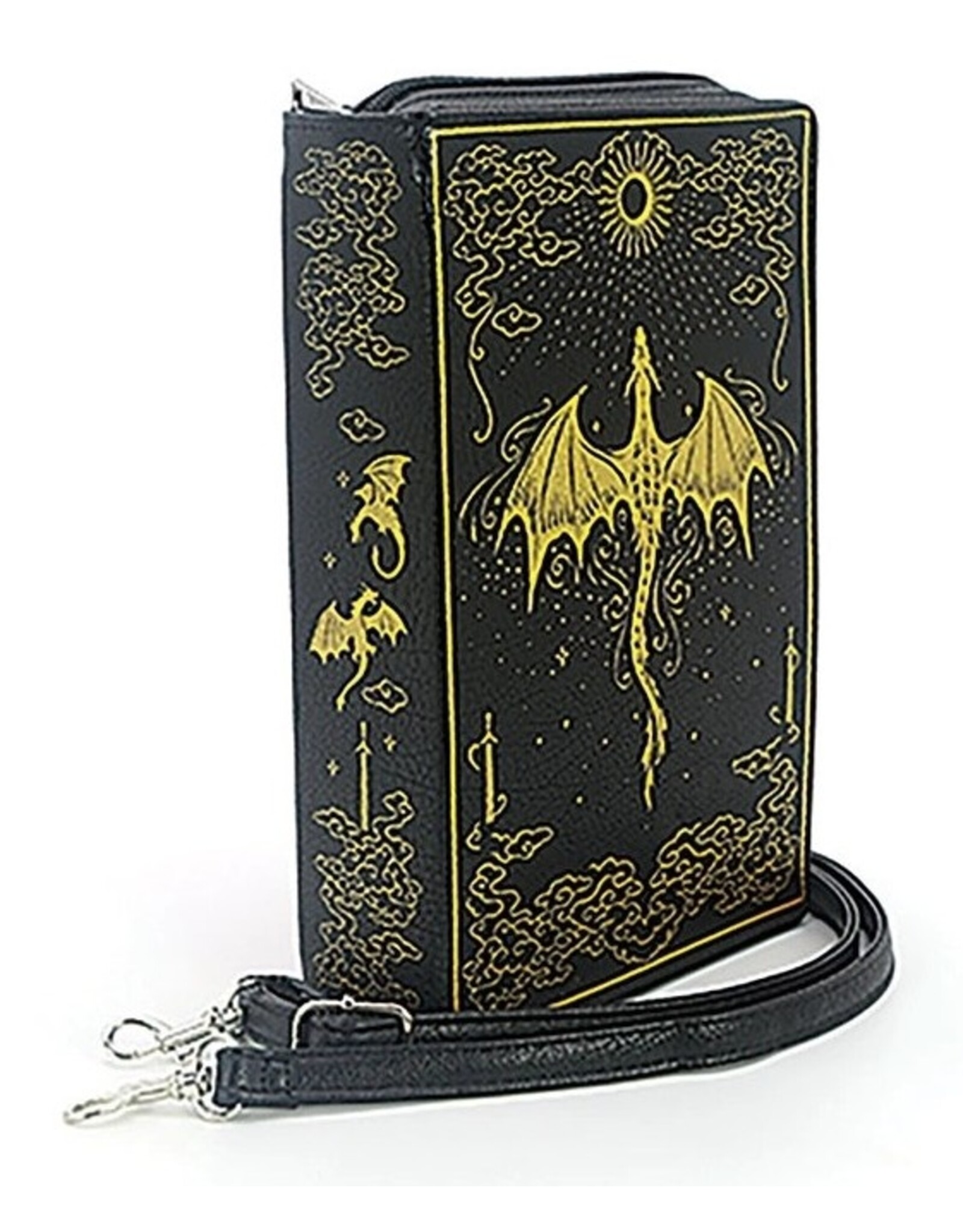 Trukado Fantasy bags and wallets - Romantasy Dragon Book handbag-clutch