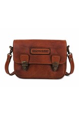 HillBurry Leather bags - Hillburry  Shoulder Bag - Belt bag washed leather cognac