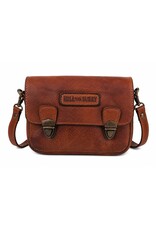 HillBurry Leather bags - Hillburry  Shoulder Bag - Belt bag washed leather cognac