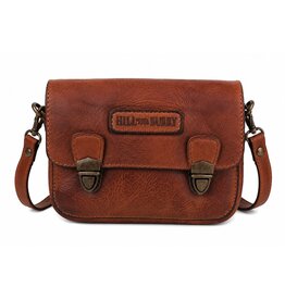 HillBurry Hillburry  Shoulder Bag - Belt bag washed leather cognac
