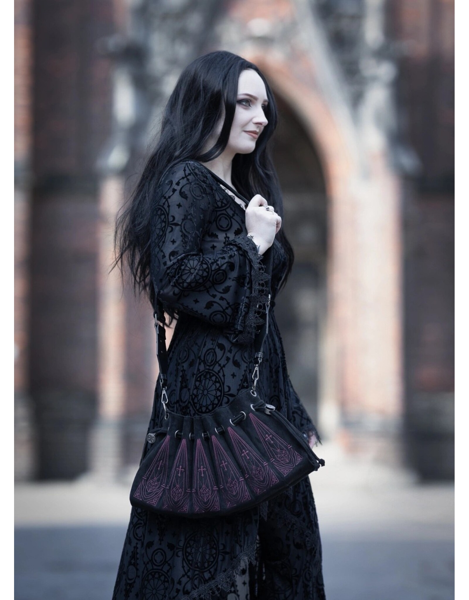 Restyle Gothic bags Steampunk bags - Sanctaria Gothic Pouch Bag - Restyle