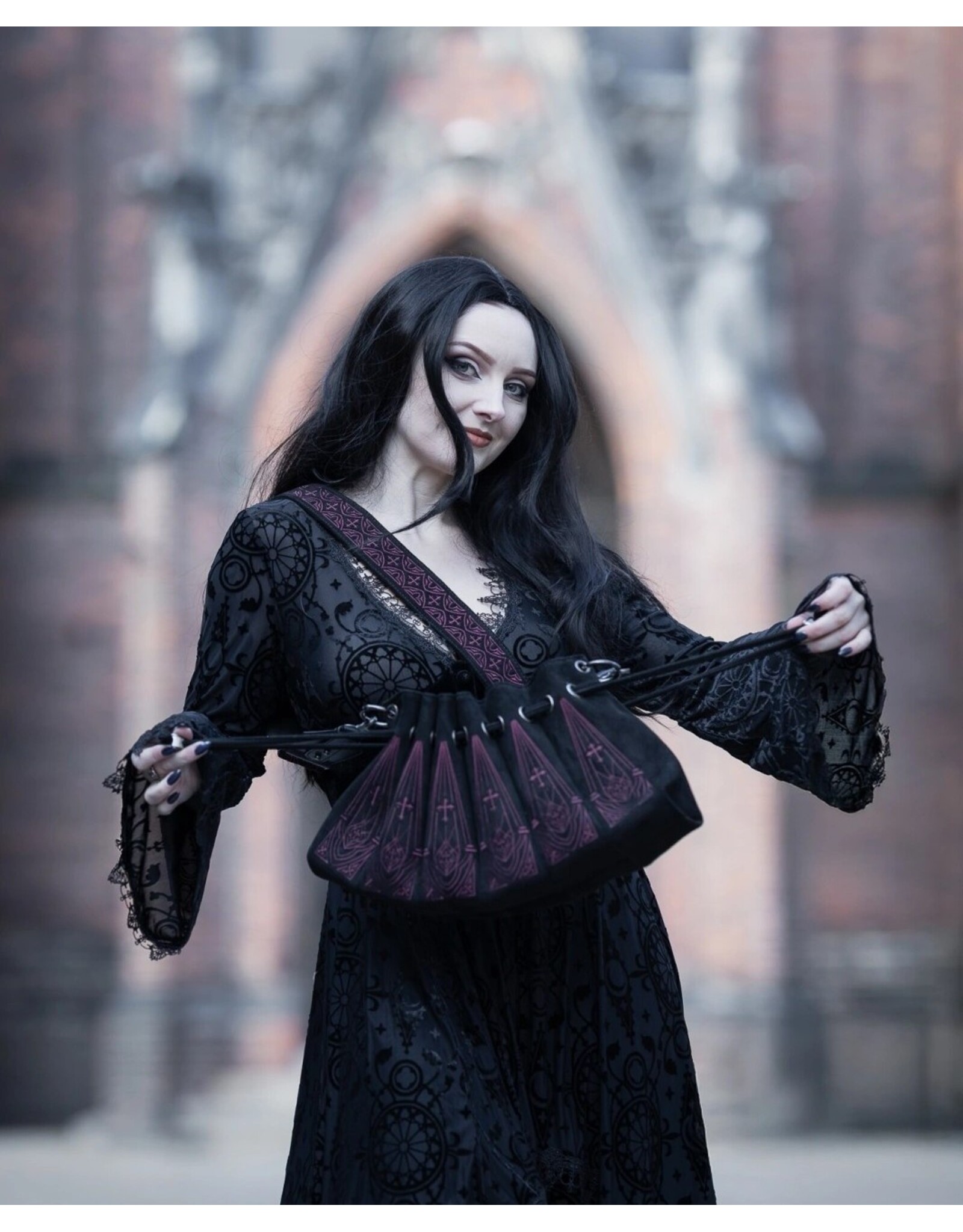 Restyle Gothic bags Steampunk bags - Sanctaria Gothic Pouch Bag - Restyle