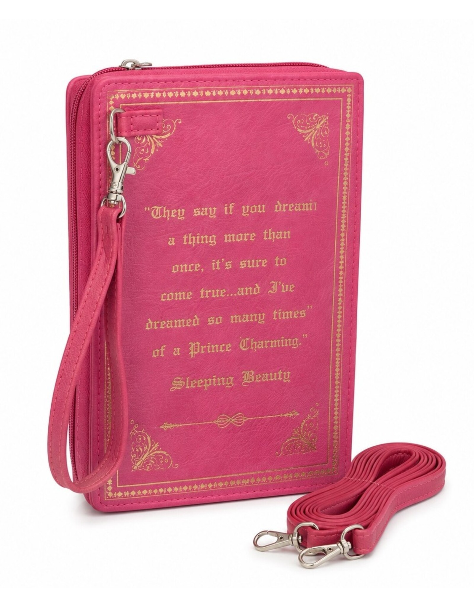 Trukado Fantasy tassen en portemonnees - Doornroosje Vintage Boek handtas-clutch