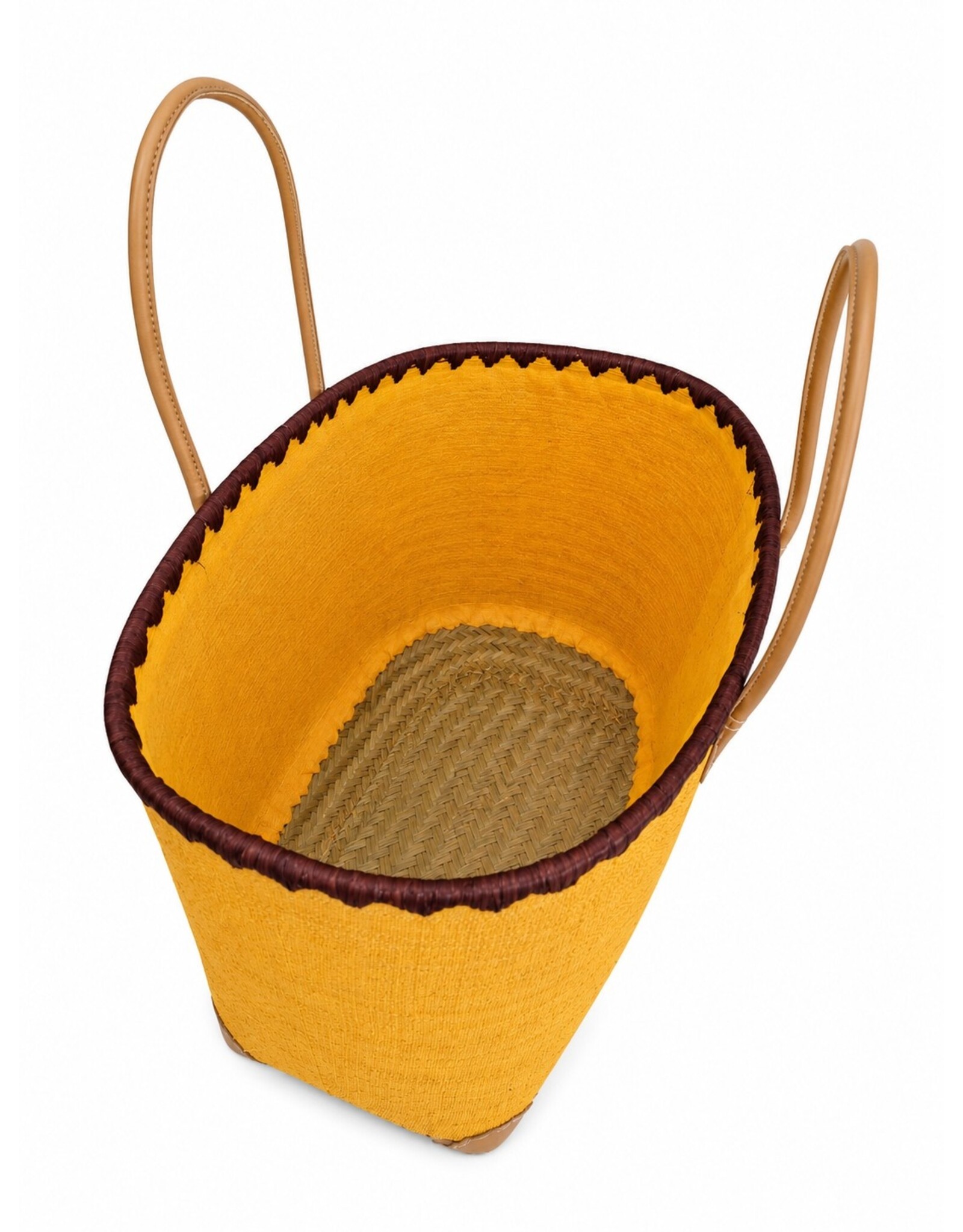 Trukado Fashion bags - Wicker Basket – Beach Bag with Fishes L