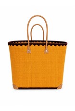Trukado Modieus - Rieten Mand - Rieten Mand - Strand Tas met Vissen L
