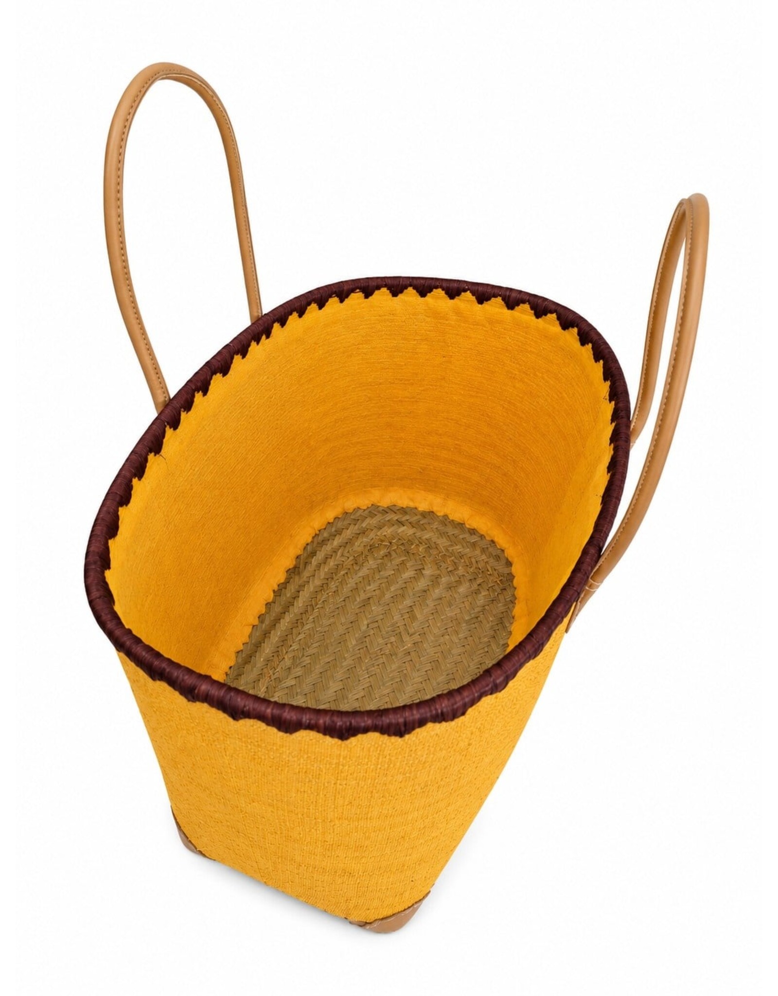 Trukado Modieus - Rieten Mand - Strand Tas met Vissen XL